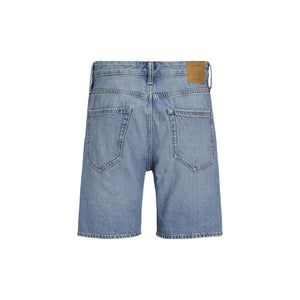 Jack Jones Blue Cotton Bermuda Shorts