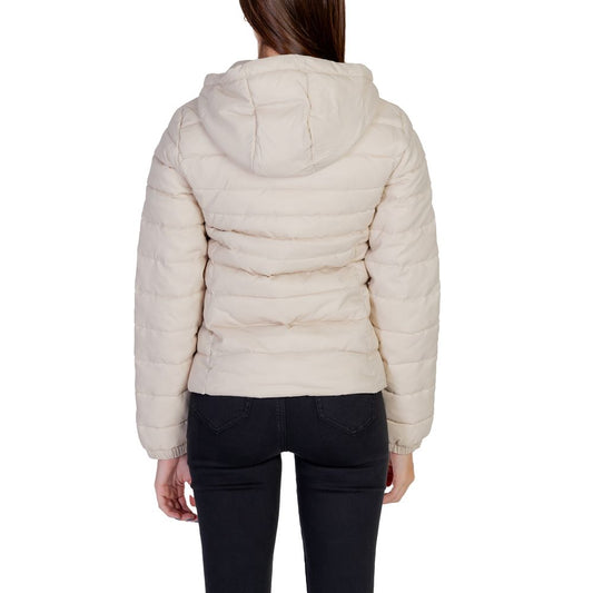 Only Beige Nylon Shell Jacket