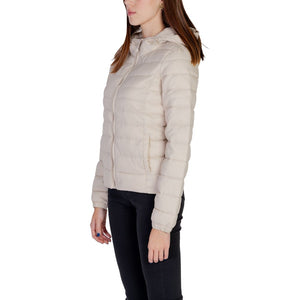 Only Beige Nylon Shell Jacket