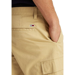 Tommy Hilfiger Jeans Beige Cotton Bermuda Shorts