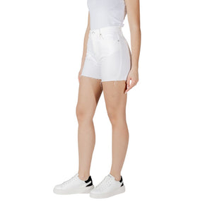Calvin Klein Jeans White Cotton Shorts