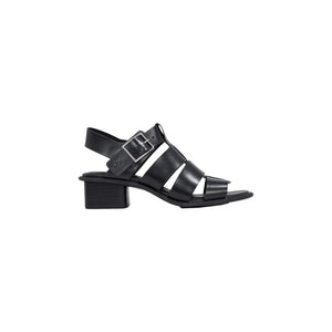Calvin Klein Jeans Black Polyester Flat Sandals
