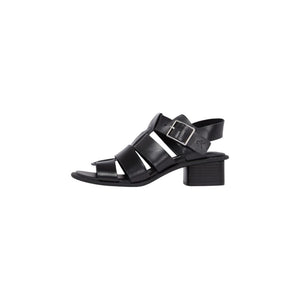 Calvin Klein Jeans Black Polyester Flat Sandals