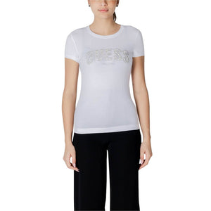 Guess White Cotton T-Shirt
