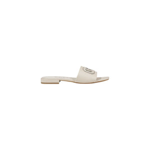Guess Cream Leather Sandals
