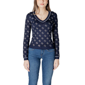 Guess Blue Viscose Sweatshirt