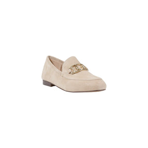Guess Beige Leather Platform Pumps