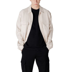 Antony Morato Cream Cotton Sweatshirt