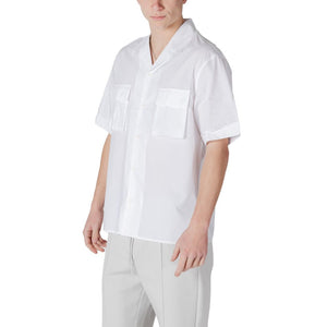 Antony Morato White Lyocell Shortsleeve Shirt