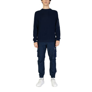 Antony Morato Blue Cotton Sweatshirt