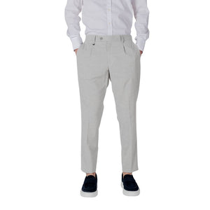 Antony Morato Gray Polyester Dress Pants