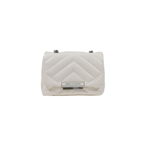 Armani Exchange White Polyester Handbag