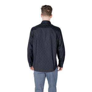 Armani Exchange Blue Cotton Shirt