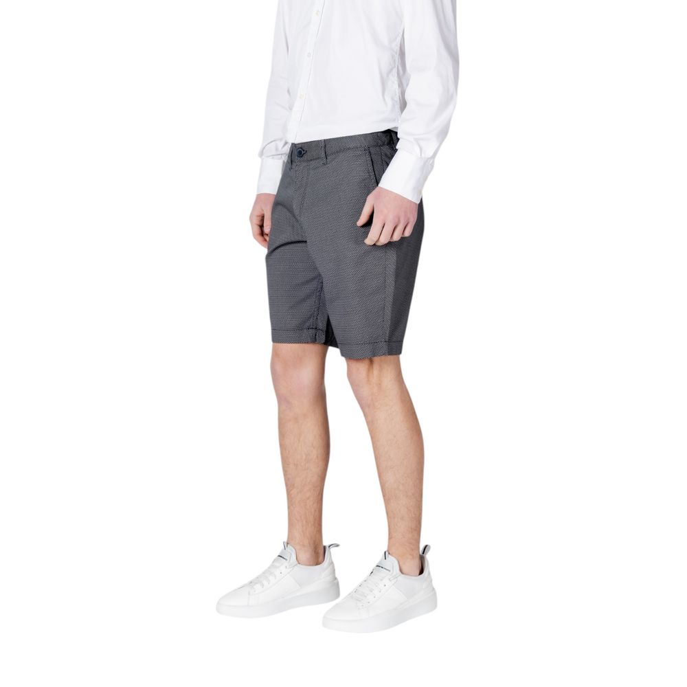 Armani Exchange Blue Cotton Shorts