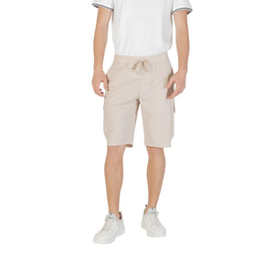 Hugo Boss Beige Polyester Bermuda Shorts