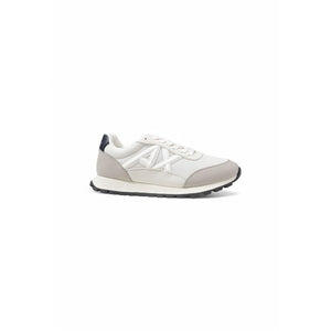 Armani Exchange Beige Polyester Athletic Sneakers