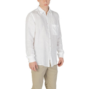 Hugo Boss White Linen Dress Shirt