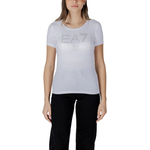 EA7 Emporio Armani White Cotton Sportswear