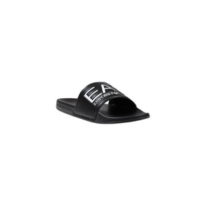 EA7 Emporio Armani Black And White Pvc Slippers