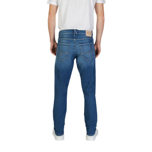 Replay Blue Cotton Slim Fit Jeans