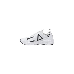 EA7 Emporio Armani Black And White Polyester Athletic Sneakers