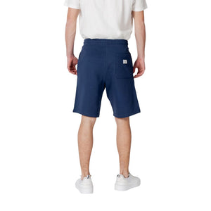 Replay Blue Cotton Bermuda Shorts