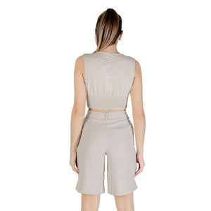 Only Beige Viscose Top