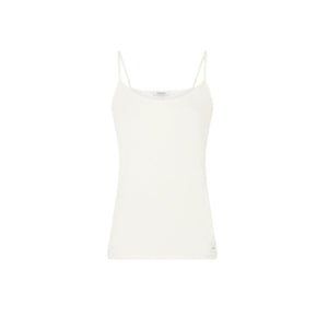 Morgan De Toi Cream Cotton Tank Tops