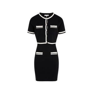 Morgan De Toi Black Viscose Short Dress