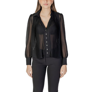 Morgan De Toi Black Polyester Blouse