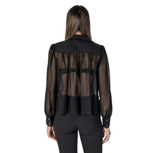 Morgan De Toi Black Polyester Blouse