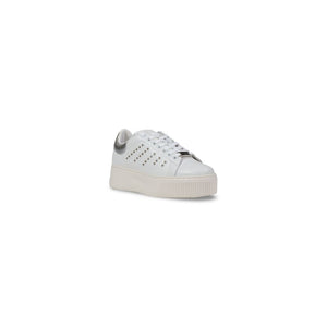 Cult White Leather Low Top Sneakers