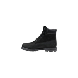 Timberland Black Leather Lace-Up Boots
