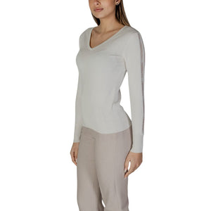 Street One Cream Viscose Long Sleeve T-Shirt