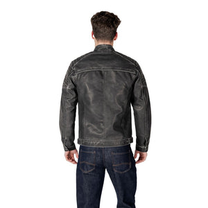 Jack Jones Black Polyester Biker Jacket