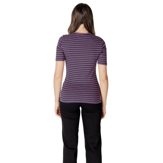 ICHI Bicolor Cotton T-Shirt