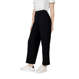Street One Black Viscose Casual Pants