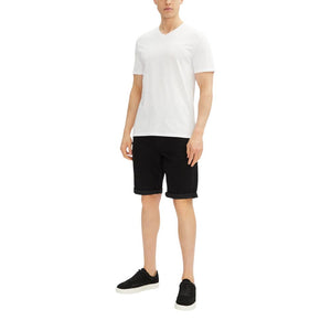 Calvin Klein Jeans Black Cotton Bermuda Shorts