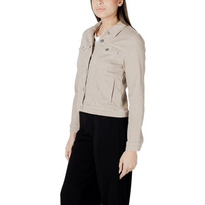 Street One Beige Cotton Jackets & Coat