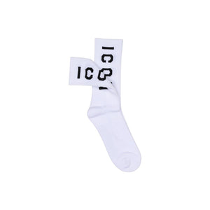 Icon White Cotton Socks