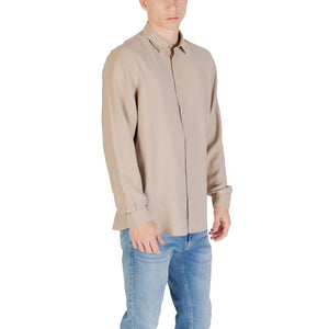 Antony Morato Beige Viscose Shirt