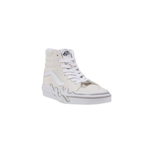 Vans White Suede Leather High Top Sneakers