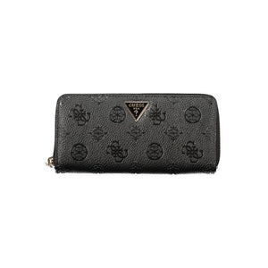 Guess Jeans Black Polyethylene Women Wallet