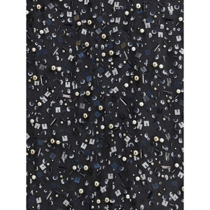 Sacai Black Polyester Midi Skirt