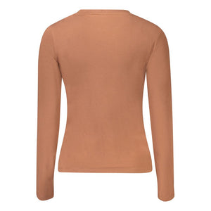 Guess Jeans Brown Cotton T-Shirt