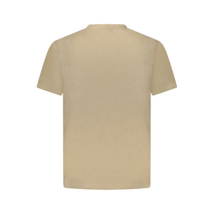Napapijri Brown Cotton Men T-Shirt