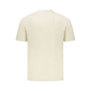 Napapijri Beige Cotton Men T-Shirt