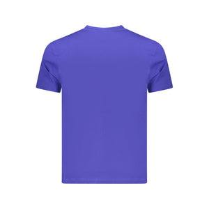 Napapijri Blue Cotton Men T-Shirt