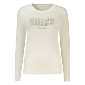 Guess Jeans White Viscose Women Sweater