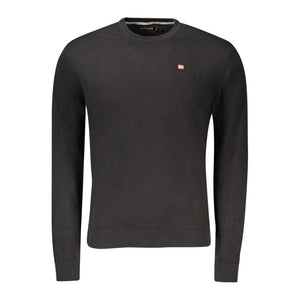 Napapijri Black Cotton Men Sweater
